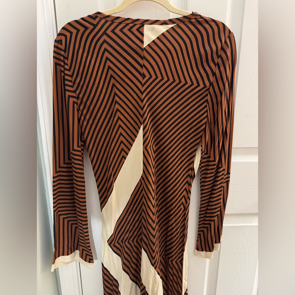 NWT Zara Striped Dress Size Large Blogger Favorite - Picture 8 of 11
